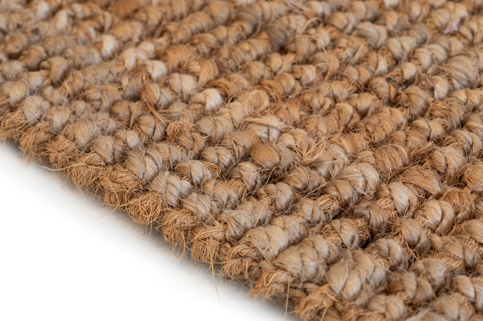 Alfombra de juta 200x300 cm Antorini – Natural, Tecido Plano, Trançado Artesanal e Estilo Boho Mediterrâneo - 3