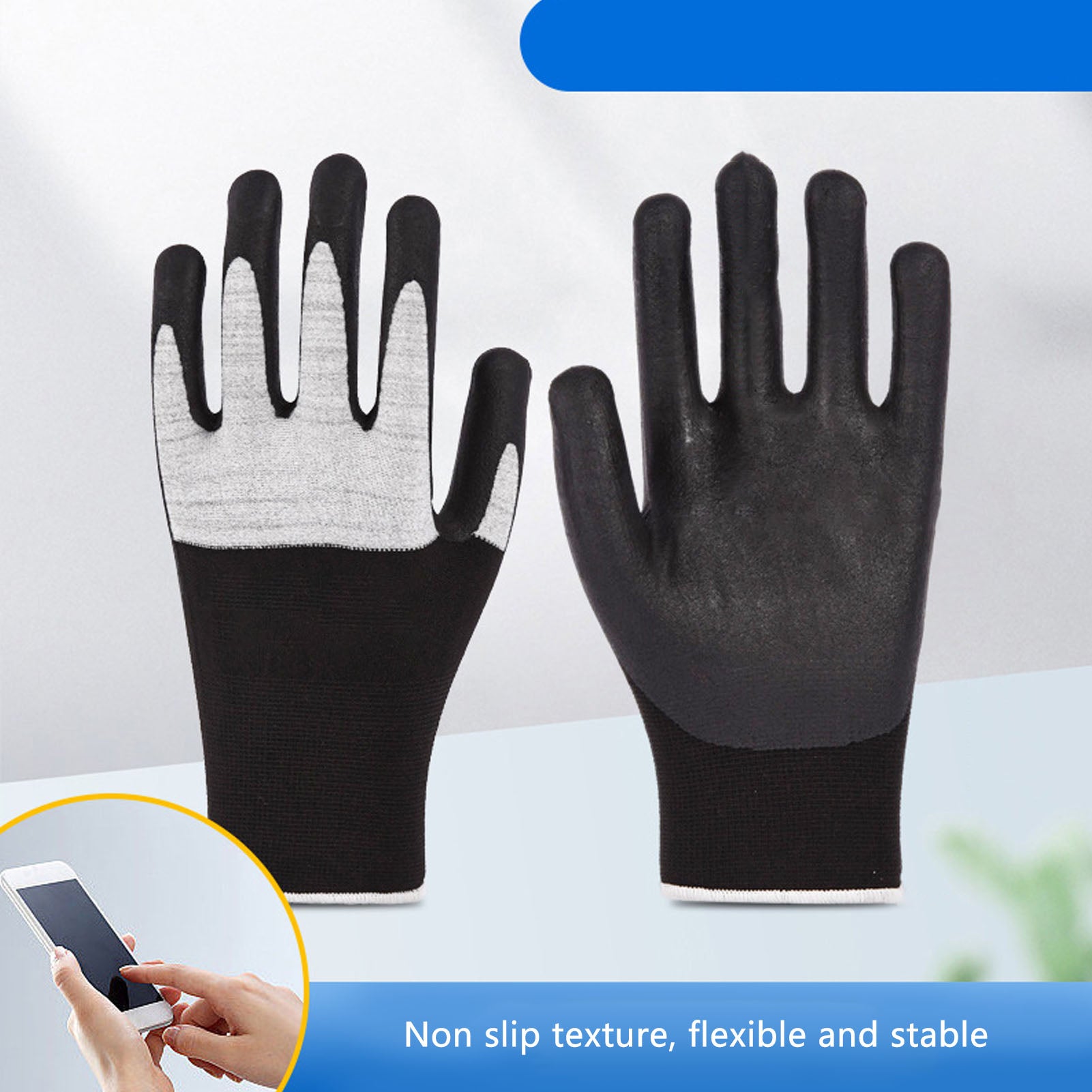 Gants isolants électriques 220-400V Nylon Caoutchouc Antidérapants Flexibles Pour Électricien Installation Maintenance – ComfortXL - 4