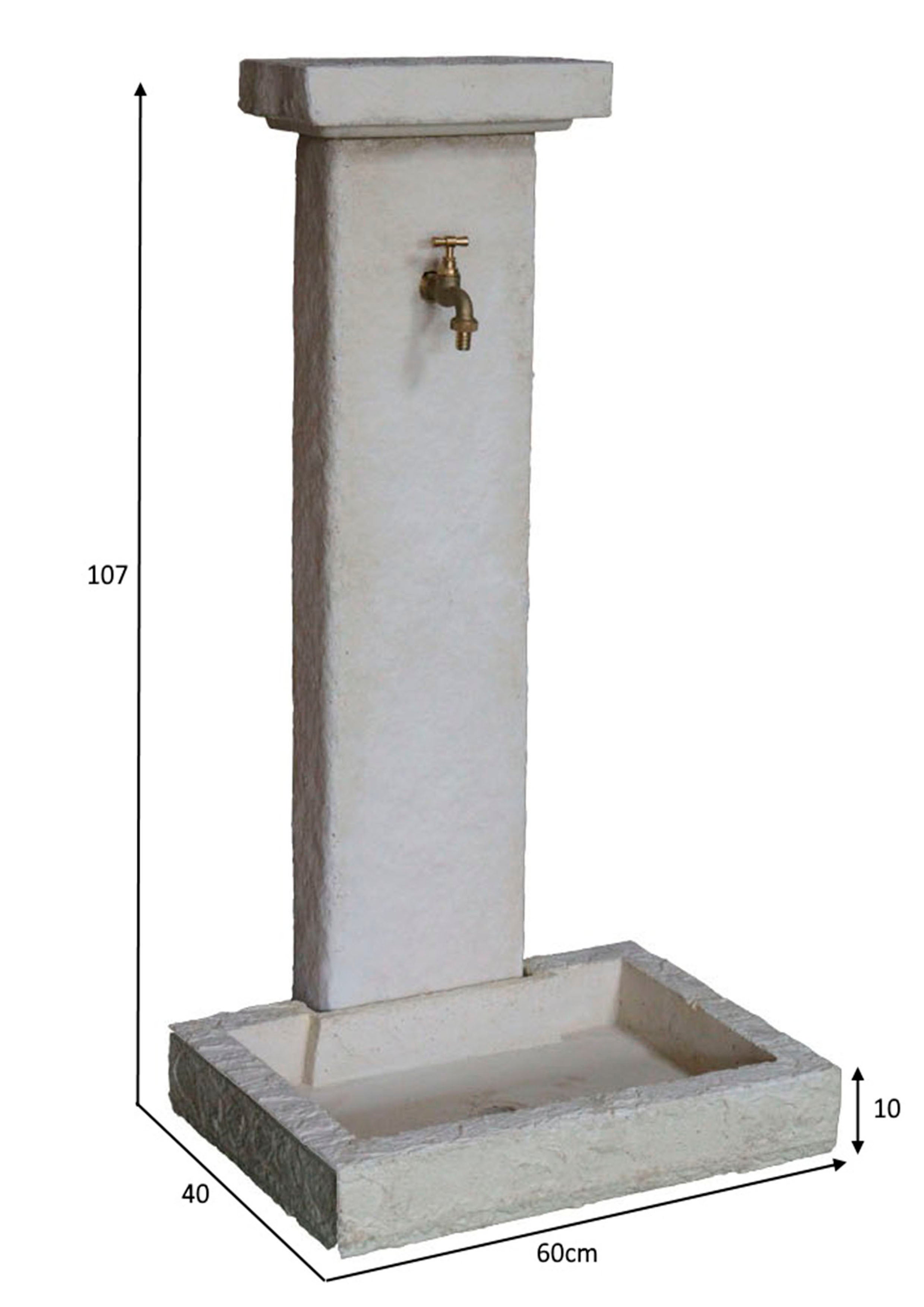 Fontaine Murale RF304 Mesure H107xL60cm - 5