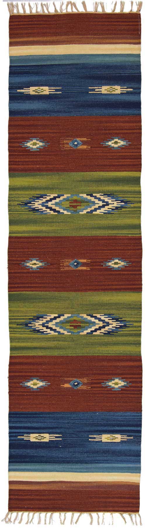 Oryginalny, autentyczny i ręcznie robiony kilim Ideal 280x60 cm