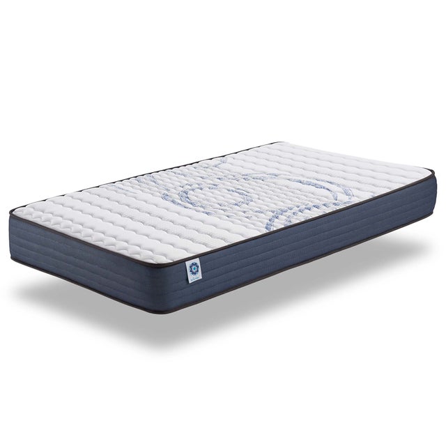 Matelas Perfectsleep 90x190 cm - Mousse à mémoire de forme HR - Blue Latex - Epaisseur 14 cm - 7 Zones - Respirant - Hypoallergénique
