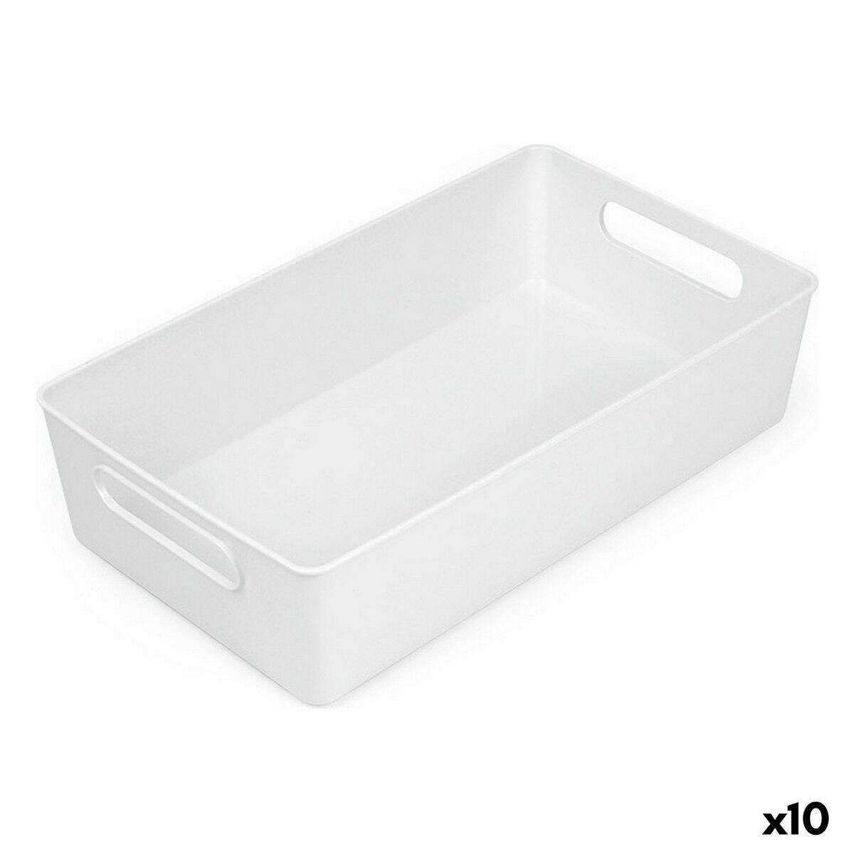 Panier Multi-usages Confortime Blanc 14 x 7 x 4,3 cm (24 Unités Panier Multi-usages Confortime Blanc 14 x 7 x 4,3 cm (24 Unités