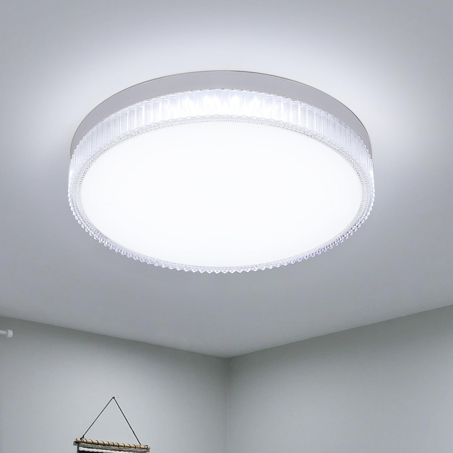 FfOcco 60W 50W 36W 24W 18W 12W LED Anello Pannello Cerchio Luce LED Rotondo Soffitto Bordo