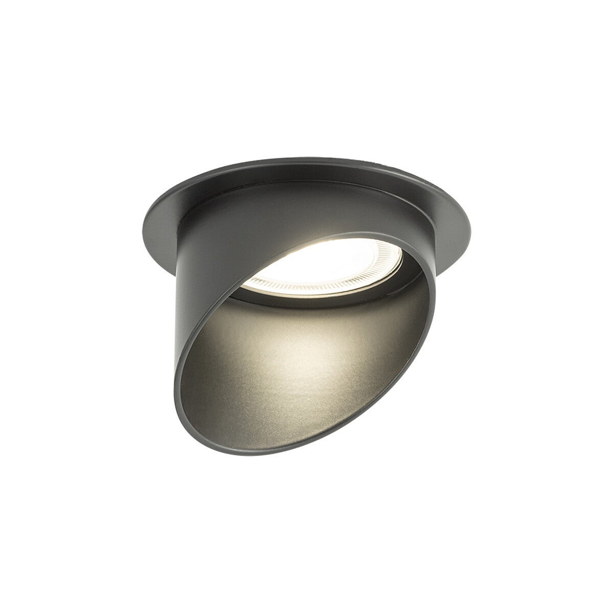 Oprawa sufitowa wpuszczana podtynkowa Solta czarna 1xGU10x10W okrągła IP20 wym: 7,5 x 6,5 x 8,1 cm aluminium Nowodvorski Lighting