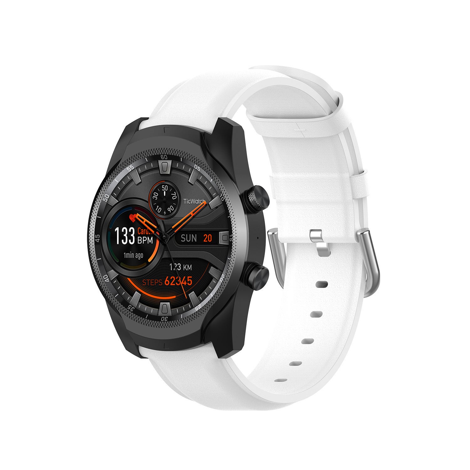 Cinturino In Silicone 24 Mm Per Ticwatch Pro 5 – Ricambio Nuovo