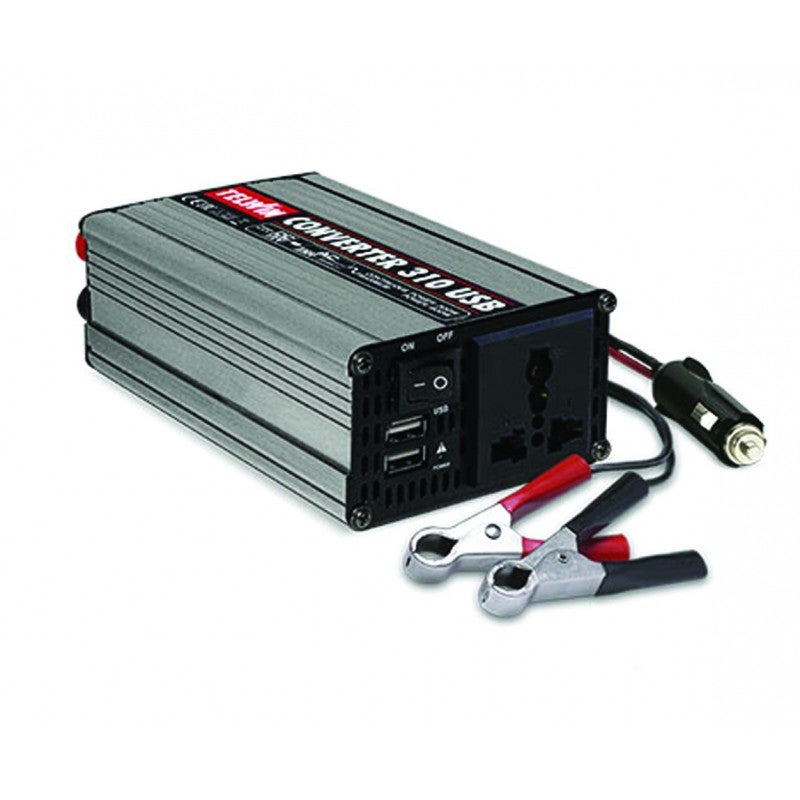 Convertitore inverter 12v-230v 310w con 2 usb - 3