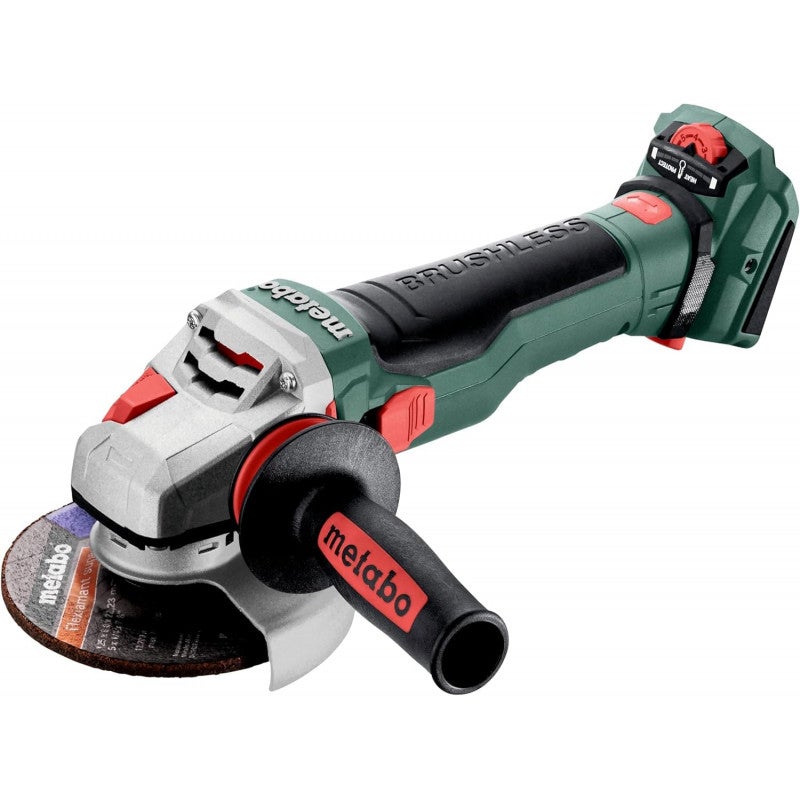 Metabo Amoladora Angular De Batería De 18 Voltios Wvb 18 Ltx Bl 15-125 Quick Con Freno Y Regulación De Las Revoluciones Sin Batería, Sin Cargador , Leroy Merlin
