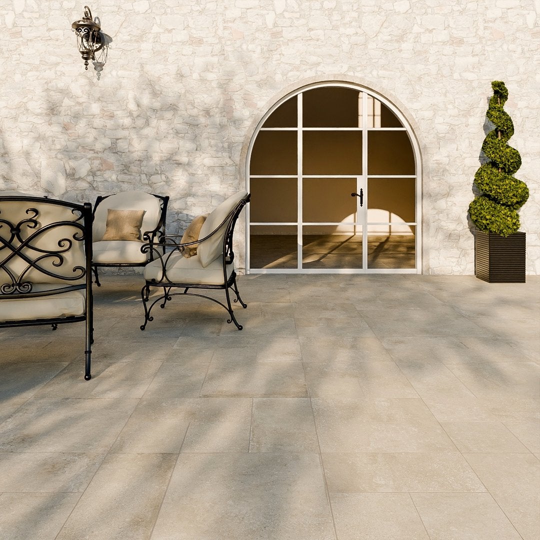 Pietra di Marsiglia Beige Outdoor - Piastrelle 30,4x30,4 cm R11 9 mm - CSM 3001 30x30 GRIP R11 9 mm - 2