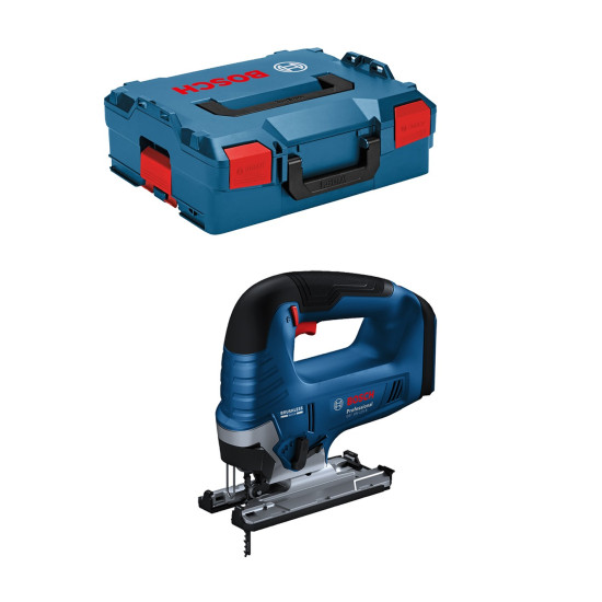 Seghetto alternativo a batteria GST 18V-125 B BOSCH PRO in L-Boxx 136 - senza batteria e caricabatterie - 06015B3000