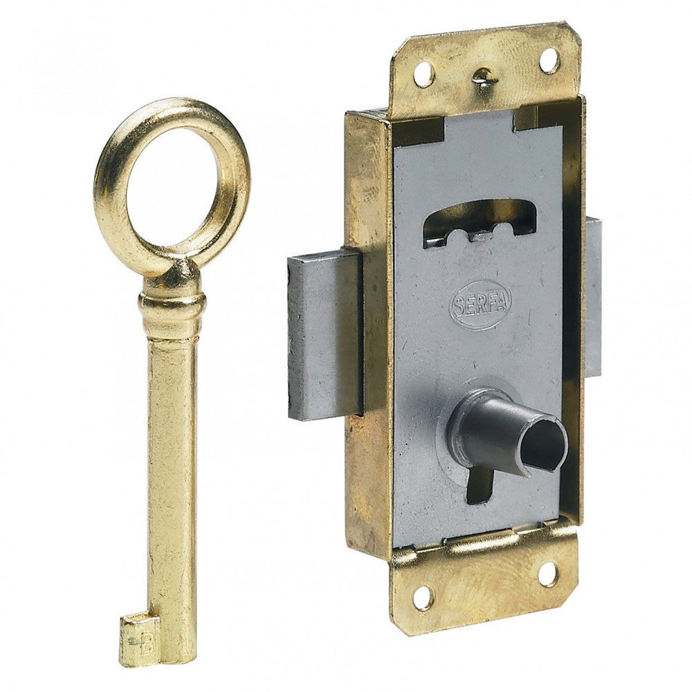 Serrure de meuble fer en applique HETTICH 15 mm réversible - 2