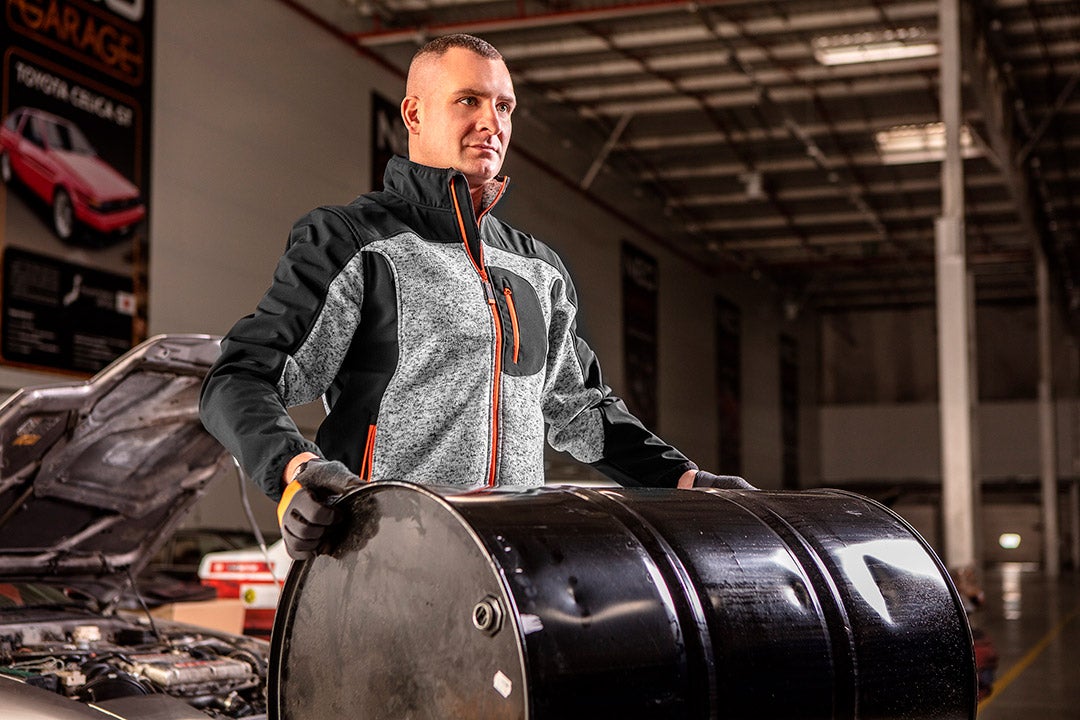Bluza dziana wzmacniana tkaniną softshell, rozmiar XXXL NEO TOOLS - 2