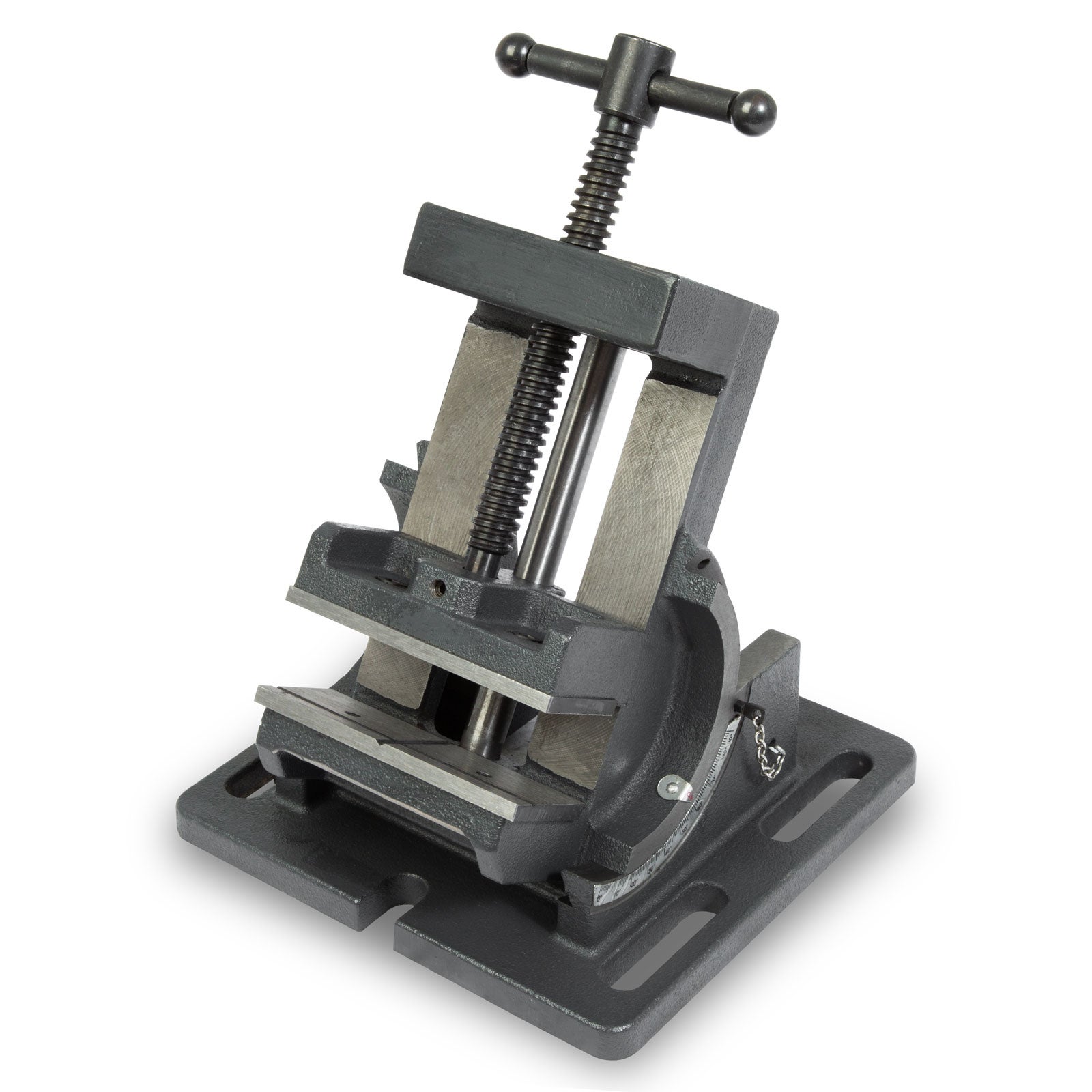 EBERTH Étau Pour Perceuse à Colonne – Bascule 90°, Mâchoire 75 Mm, Serrage 80 Mm