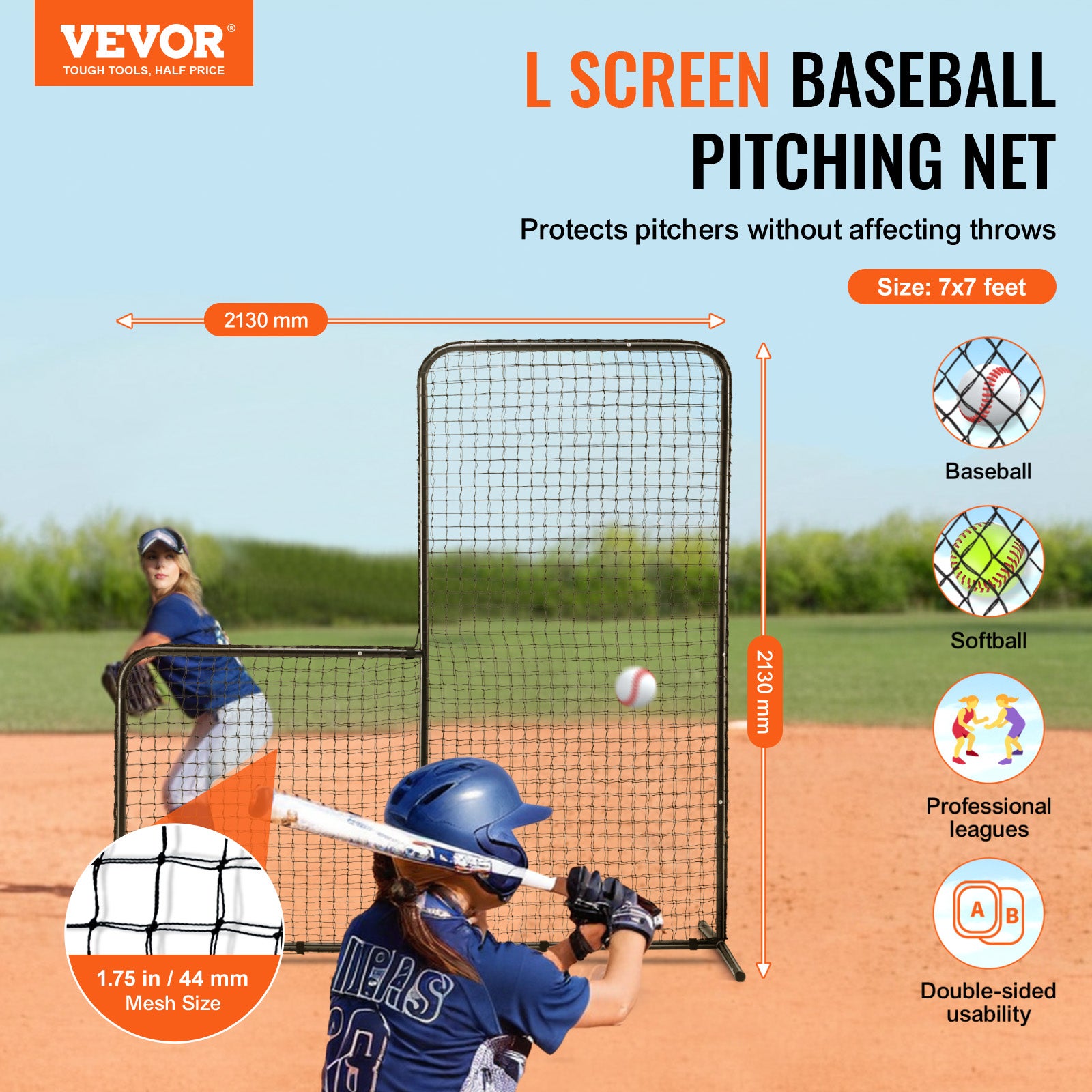 Cadre Photo SOFTBALL - Format 6x8 Avec Passe-partout 3x4, Noir Et Or, Neuf