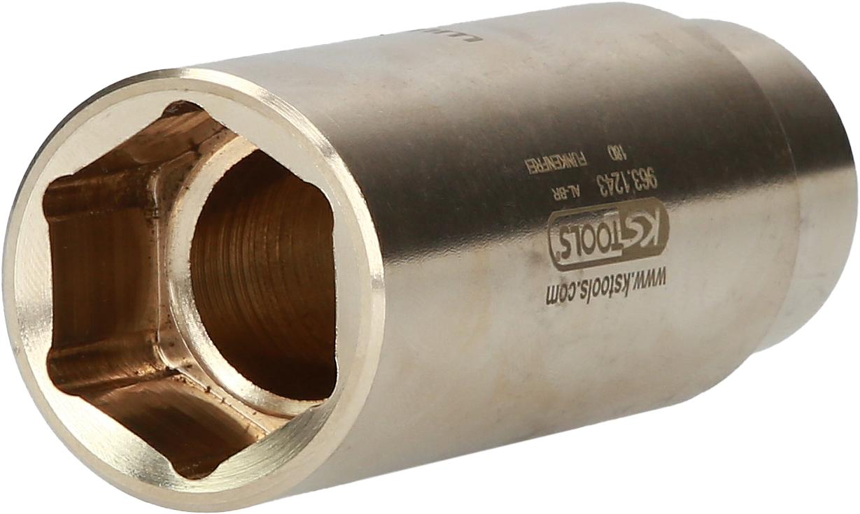 KS Tools Bussola Esagonale Lunga 27mm | 1/2" | Cromata | Per Professionisti - Foto 6