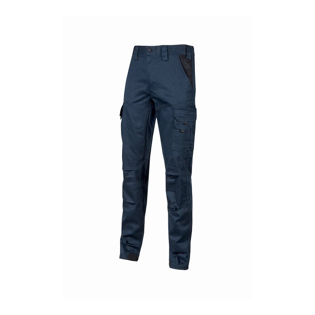 Calça U-Power Guapo WB, tamanho 3XL – Corte justo em algodão elástico com vários bolsos – U-Power