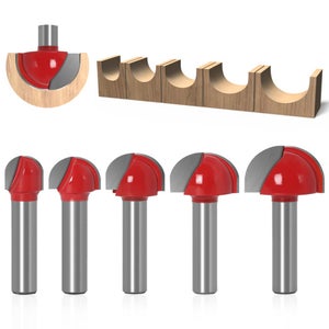 Fraise Ronde Carbure 6mm Tooloflife - Coupe Arrondie Pour Défonceuse Bois MDF