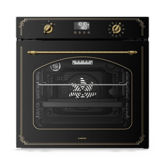 KLARSTEIN Four pyrolyse Victoria | Cuisinière électrique | 3150 W | 76 l | 60 cm Noir