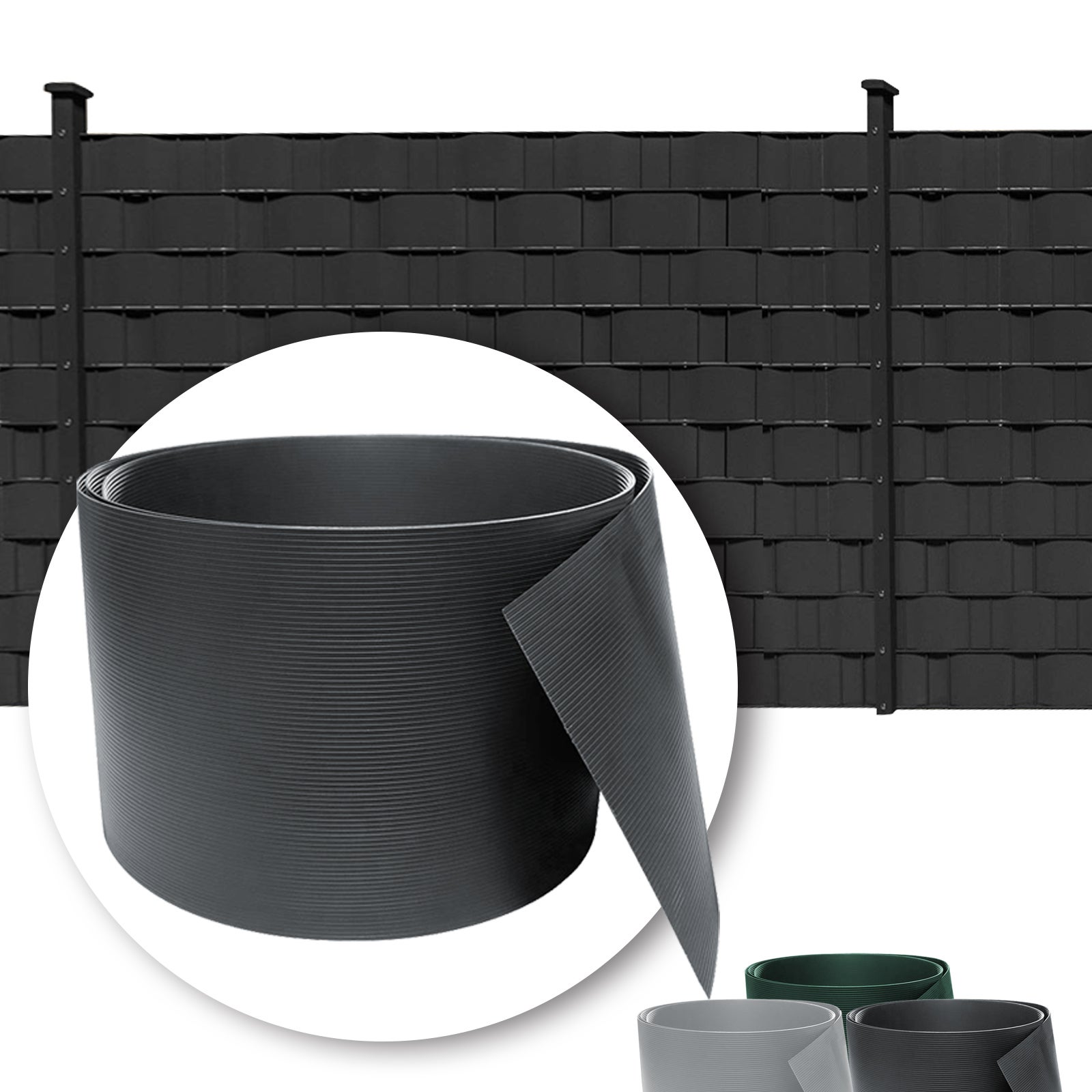 PVC Rigido Tende Strisce Pannello Di Recinzione Scherma - Foto 9