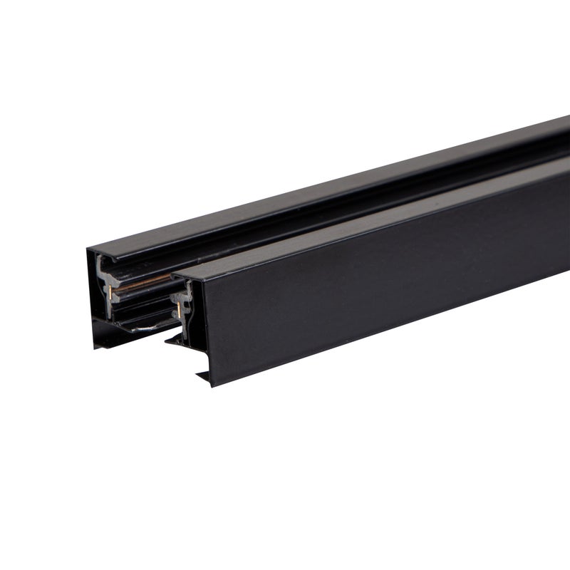 Szynoprzewód 1-fazowy 2m natynkowy IP20 szyna listwa aluminium czarny tracklight XUDO