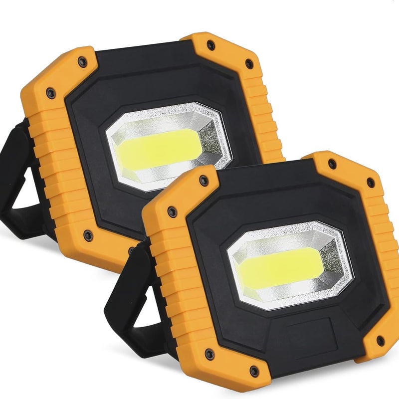 Akumulatorowy reflektor budowlany LED sztuki przenośna lampa kempingowa lampa robocza LED USB do garażu zewnątrz kemping wędkowania nagłe świecenia