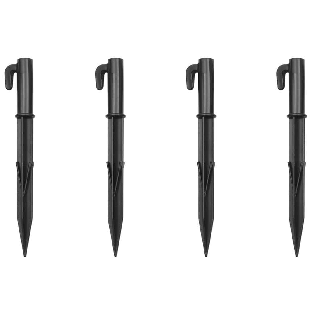 vidaXL Albero di Natale a Cono Bianco Caldo 108 LED 70x180 cm - 7