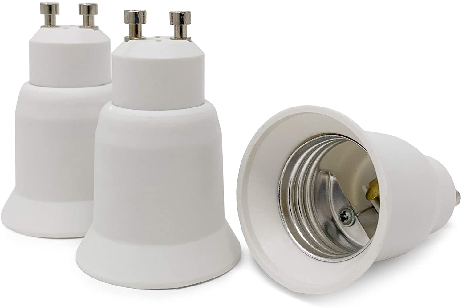 Intirilife Lot De 4 Adaptateurs Culot Lampe G9 Vers E14 - Convertisseur Douille Blanche Pour Ampoules LED Et Halogènes