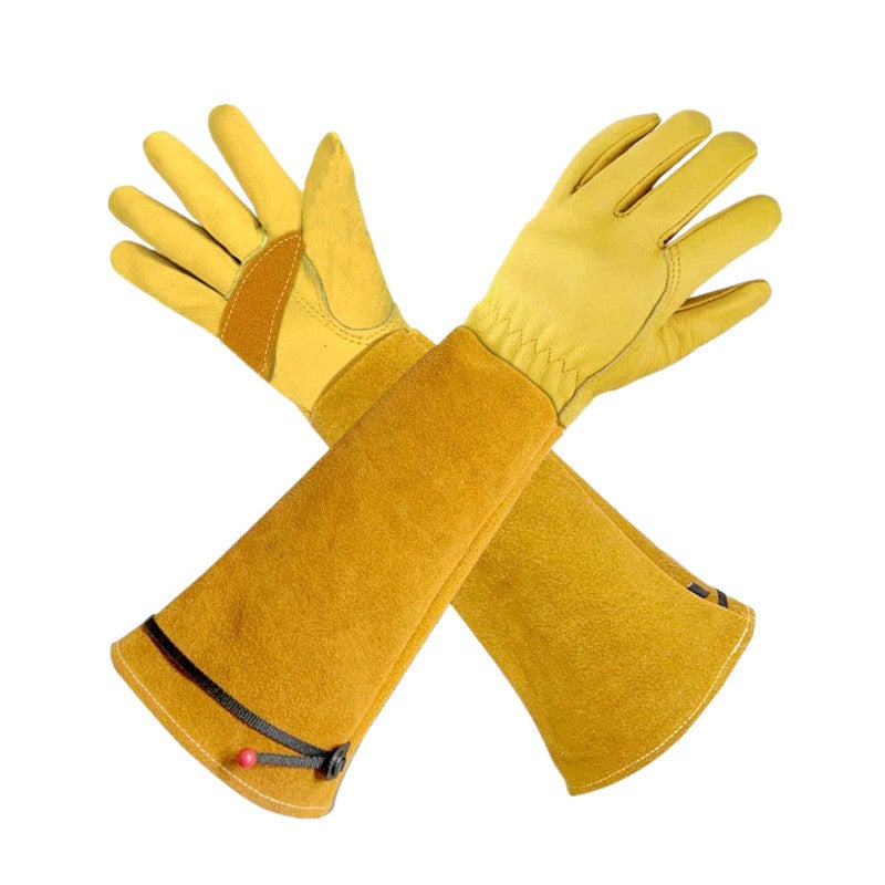 Manchons De Jardinage Protection UV - Soie Glacée, Anti-Épines, Taille Unique, Pour Bras 13x49 Cm