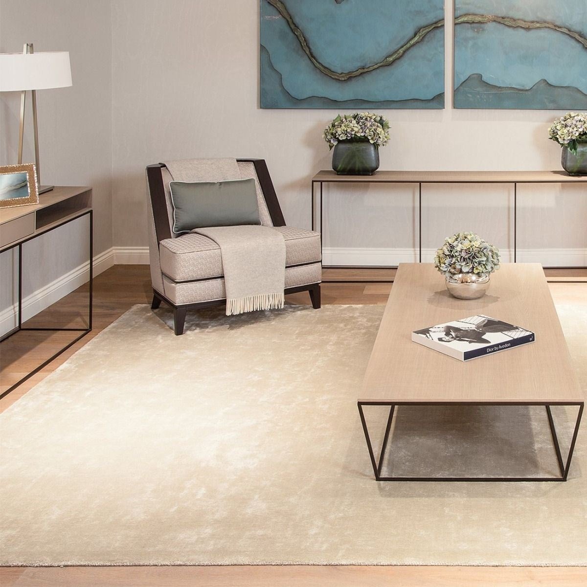 Tapis de salon fait main TITANE 120x170 cm - 2
