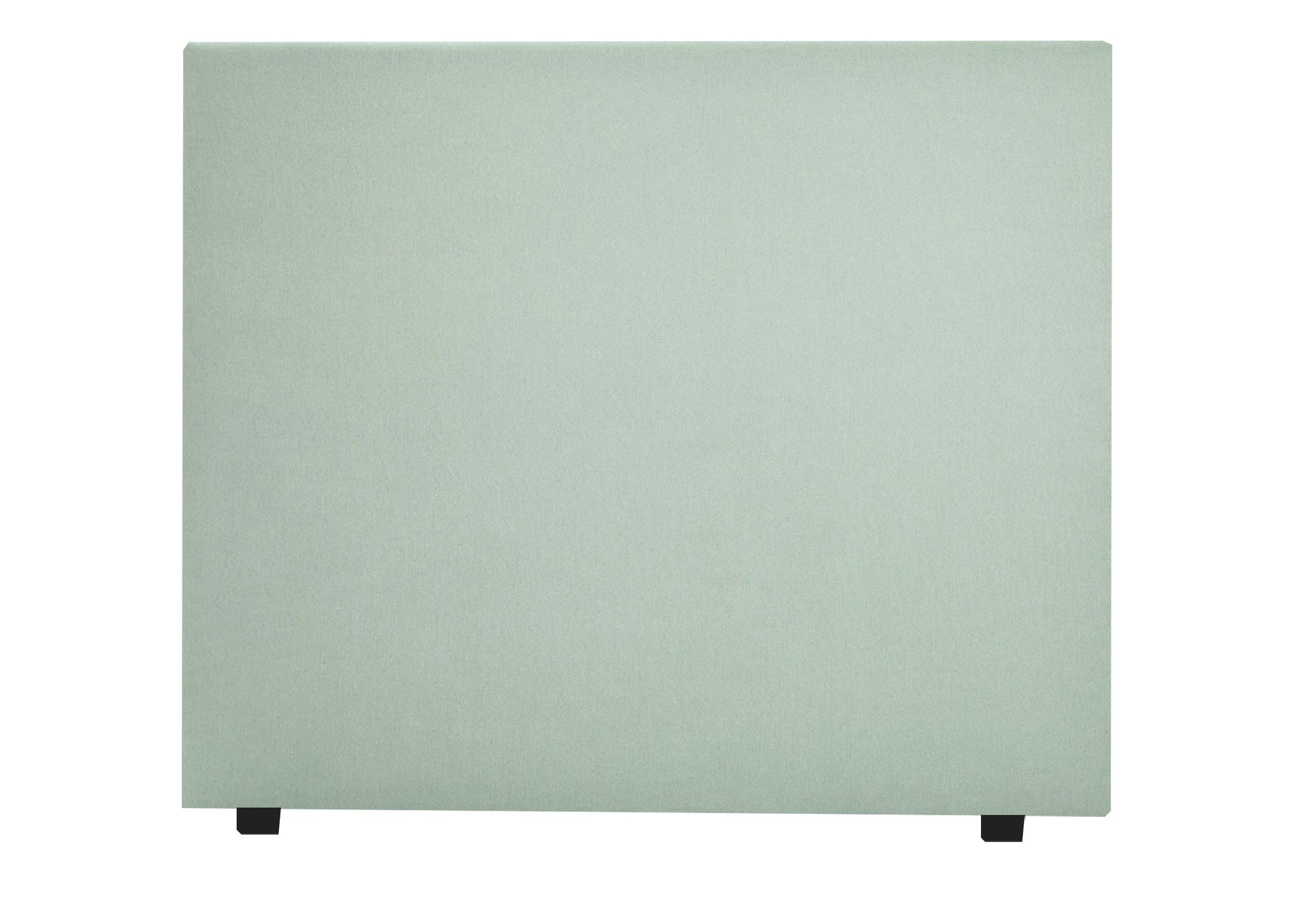 Cabecero de Cama LISO Cabezal tapizado en tejido Antimanchas LARGO VERDE AGUA 150*125 cm - 4