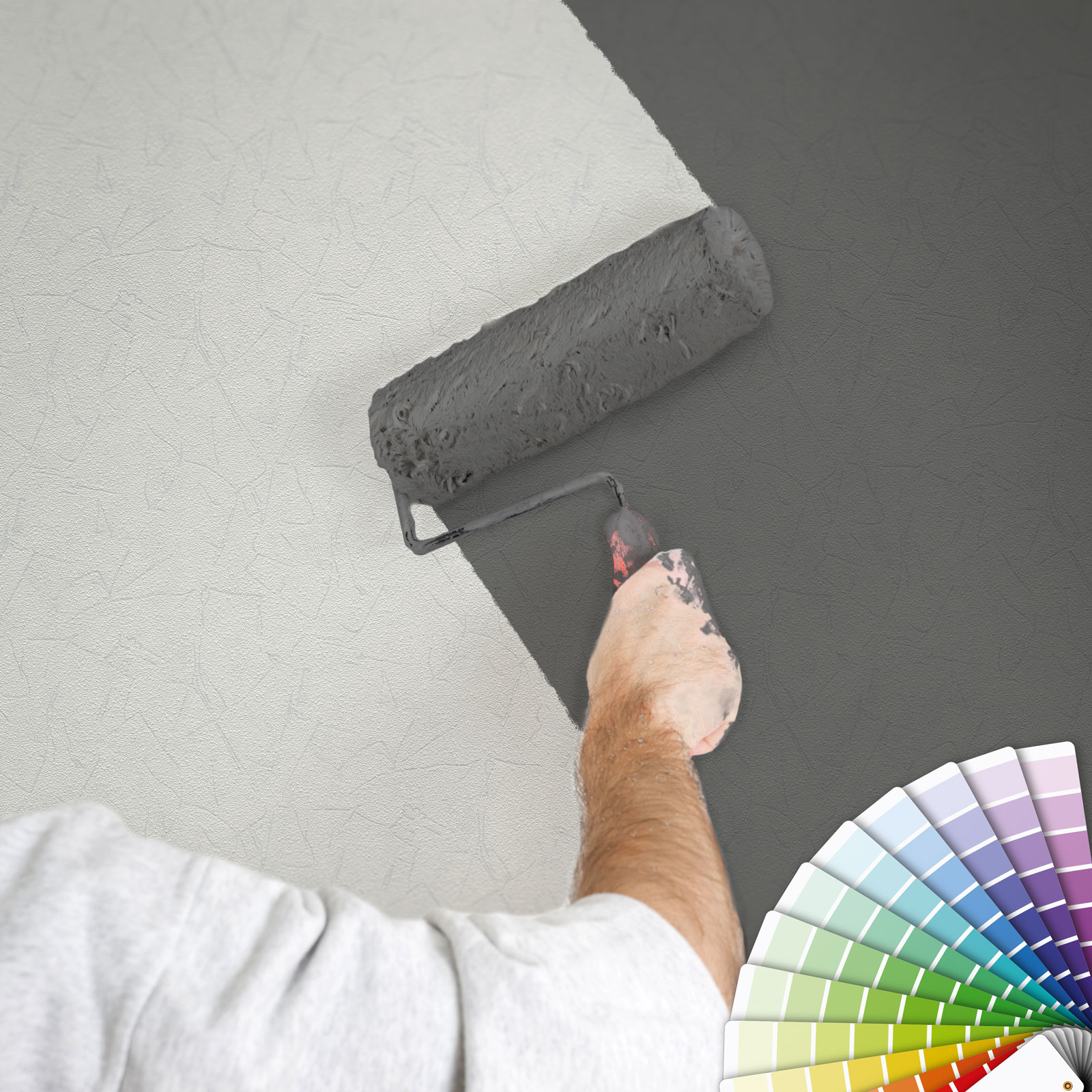 Papel pintado decorativo con rayas imitación desgaste papel pintado con textura punteada papel pintado de pared gofrado pintable