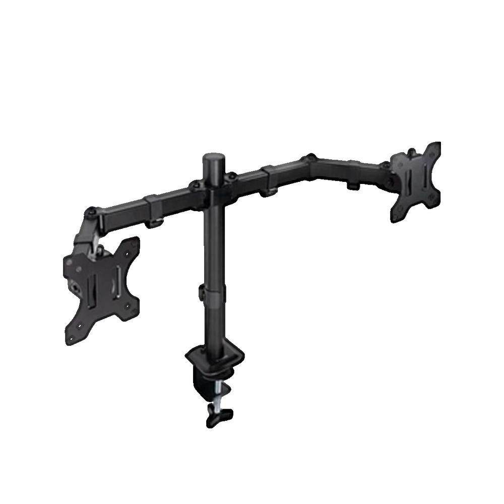 Tooq Negro Soporte Mesa Gira Incli 2 Brazos 17-27" - Imagen 3