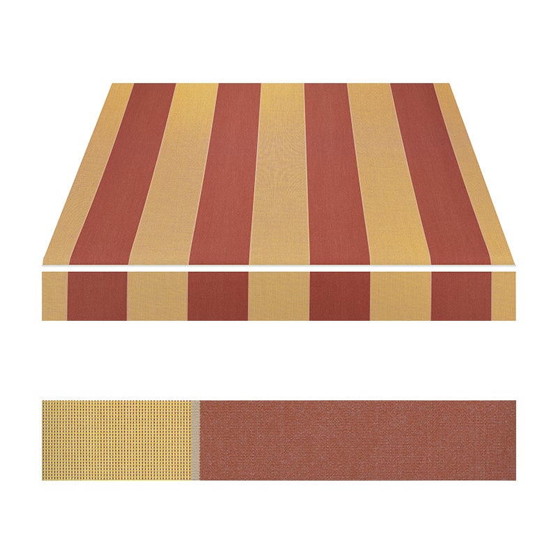 Toile De Remplacement Pour Store Banne Extérieur 4x3m Camel - Tissu Polyester 280g Imperméable