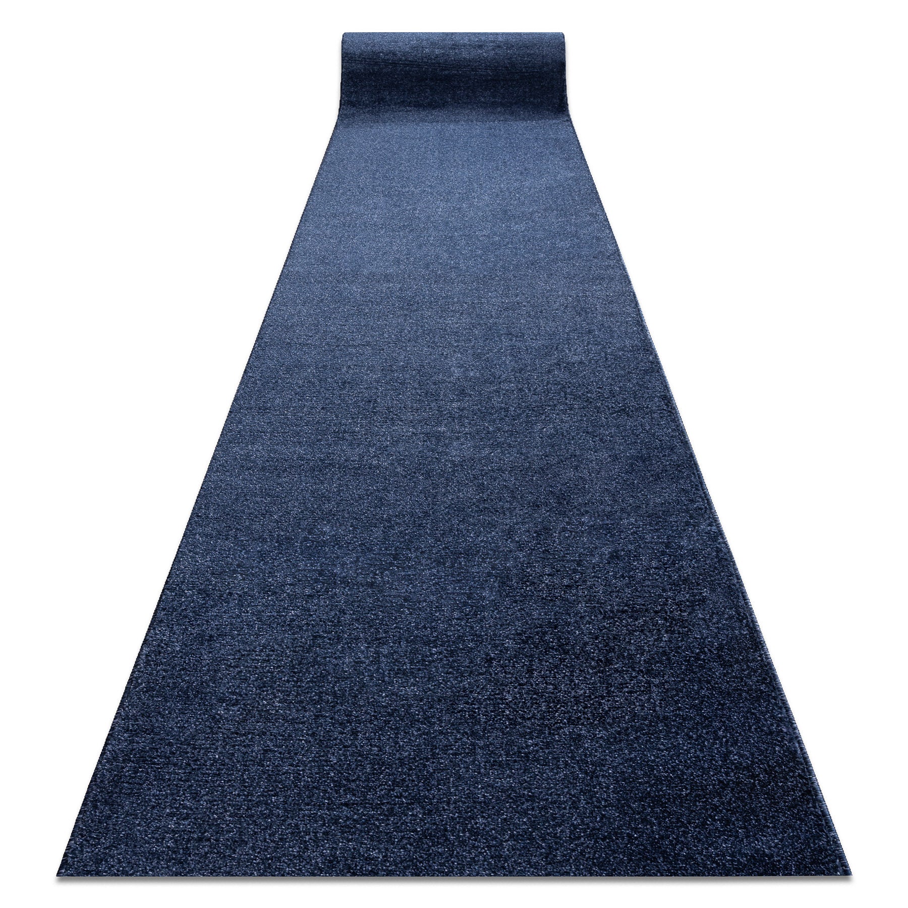 Chodnik SOFTY Jednolity, jednokolorowy ciemny niebieski 80cm 80x740 cm