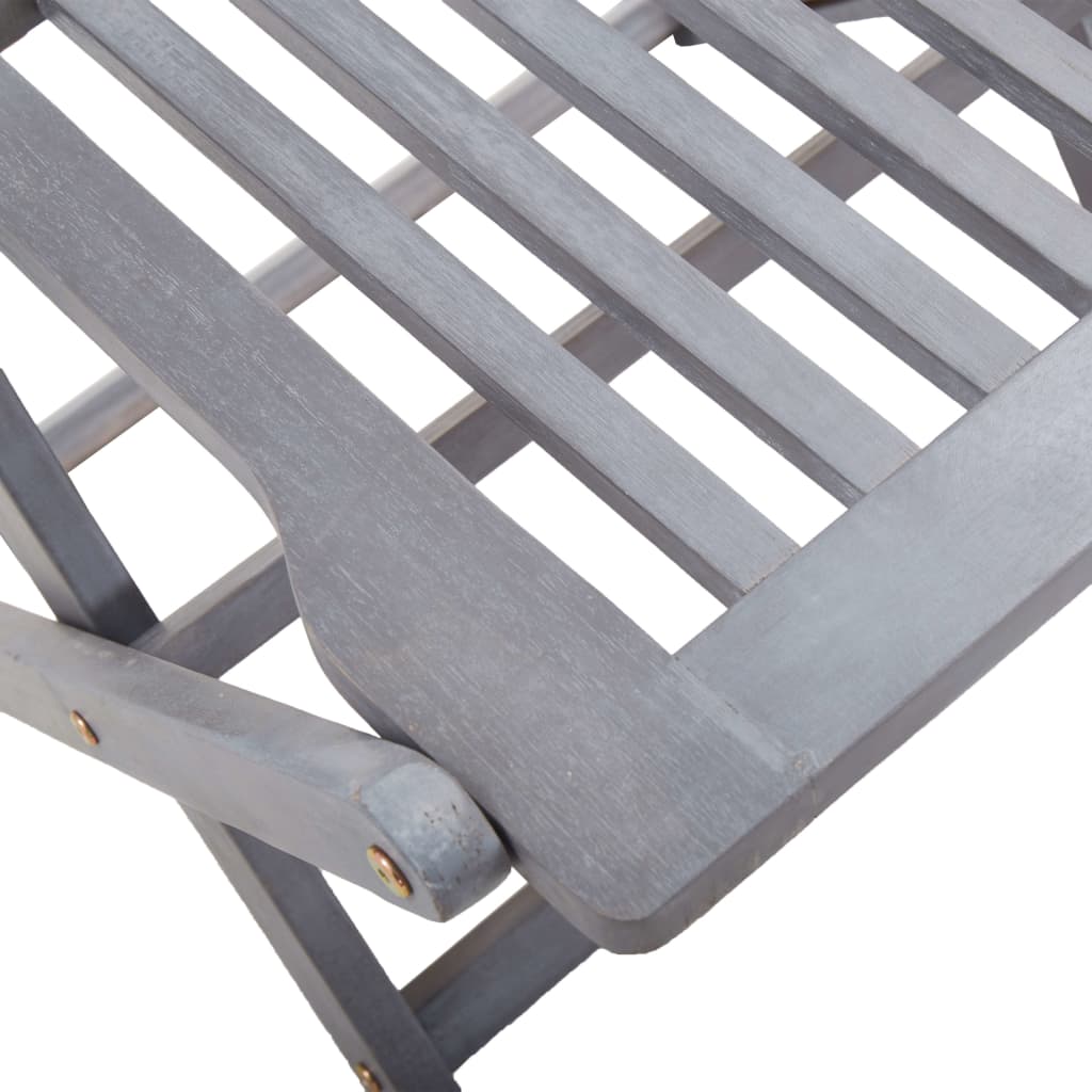 Maison Exclusive - Sedie da Giardino Pieghevoli 4pz con Cuscini in Massello Acacia - 8