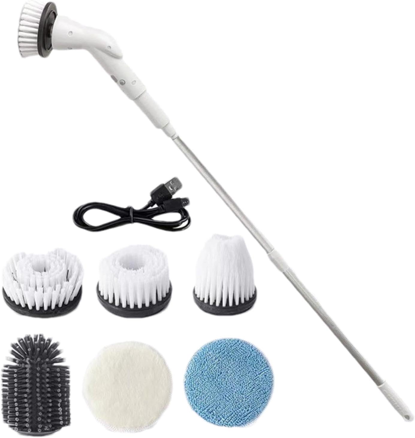 Brosse de nettoyage de baignoire électrique sans fil et étanche 1200 mAh - 9