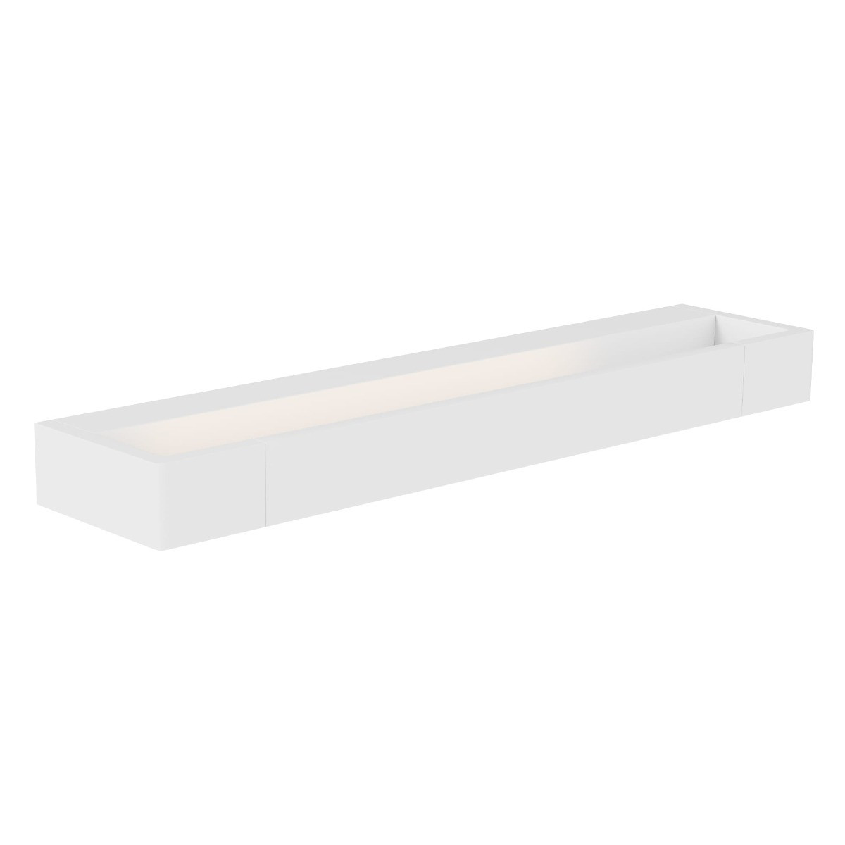 Kinkiet ścienny Flink biały LED 12W 3000K 960lm wym: 4 x 45 x 10 cm aluminium IP44 Maxlight