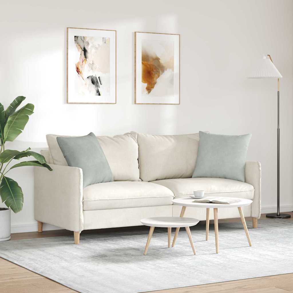Coussins de canapé 2 pcs Gris clair 50 x 50 cm vidaXL - 5