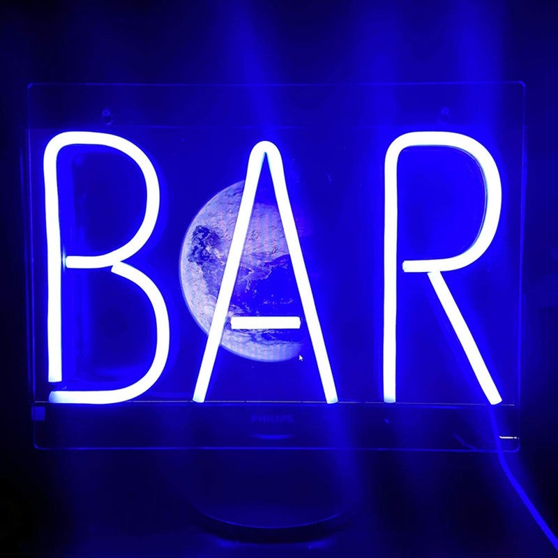 BAR Enseigne Lumineuse, Neon LED de Bar USB Plug-and-Play, Lampe Néon de Bar pour Bars, Enseigne Lumineuse de Décoration de Bar, Décoration murale - 3