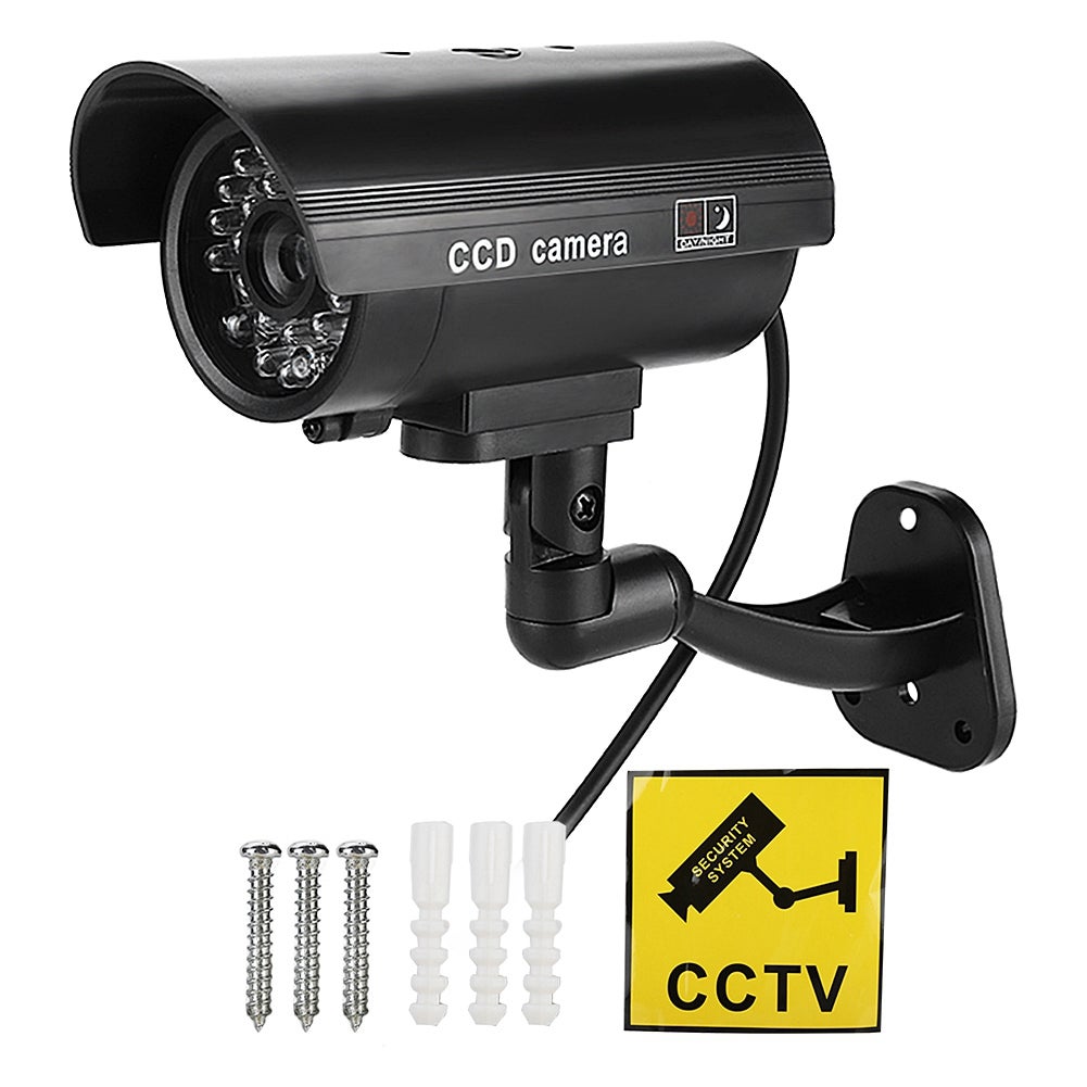 Caméra de surveillance factice compacte