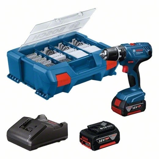 Perceusevisseuse GSR18V21 18 V 2 batteries 4 Ah 82 accessoires LCase - 2