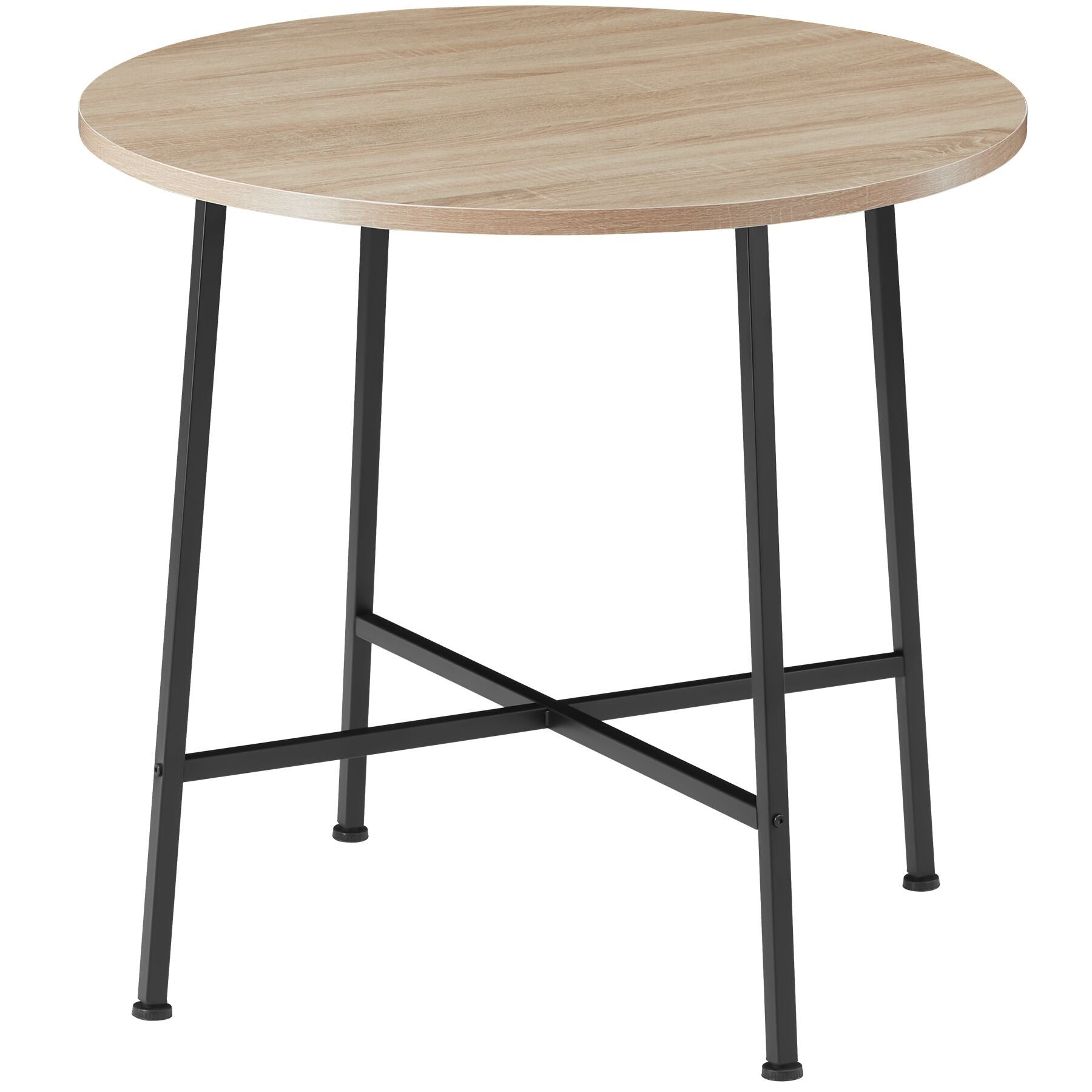 Tectake  Mesa De Comedor Estilo Industrial Negro , Leroy Merlin