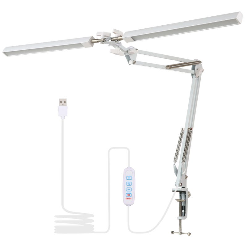 Lampe De Bureau Avec Bras Articul Et Pince Trois Temp ratures De Lampe De Bureau Avec Bras Articul Et Pince Trois Temp ratures De