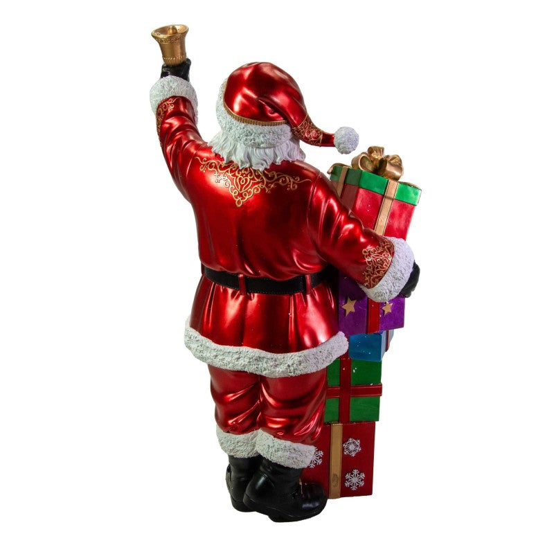 Statuina Di Babbo Natale In Resina Colorata, Regalo... - KeyHome Store