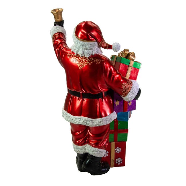 Statuina Di Babbo Natale In Resina Colorata, Regalo... - KeyHome Store Statuina Di Babbo Natale In Resina Colorata, Regalo... - KeyHome Store
