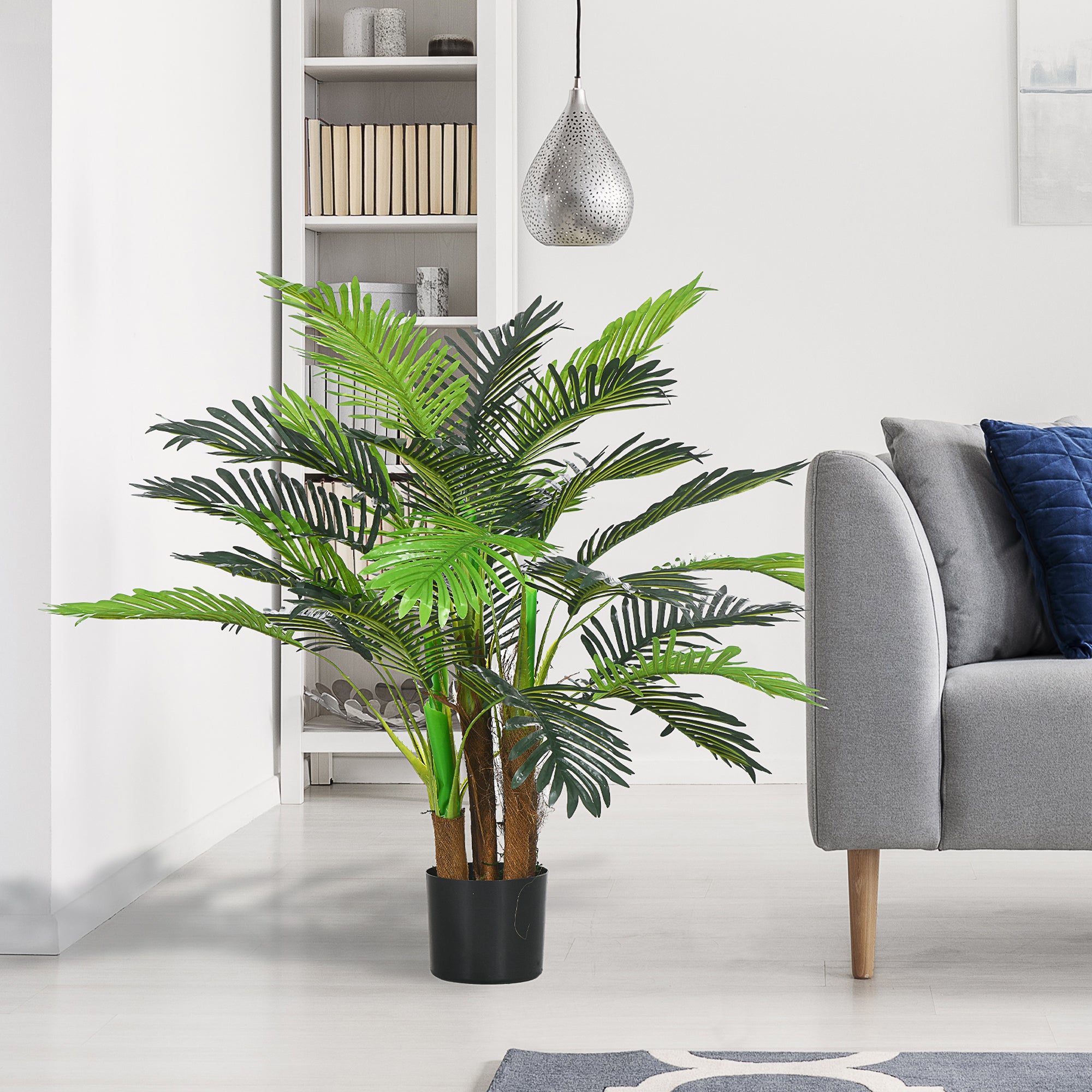Palmier Artificiel Maia Shop 165cm - Plante Artificielle Intérieur Réaliste Avec Pot, Décoration Maison Moderne