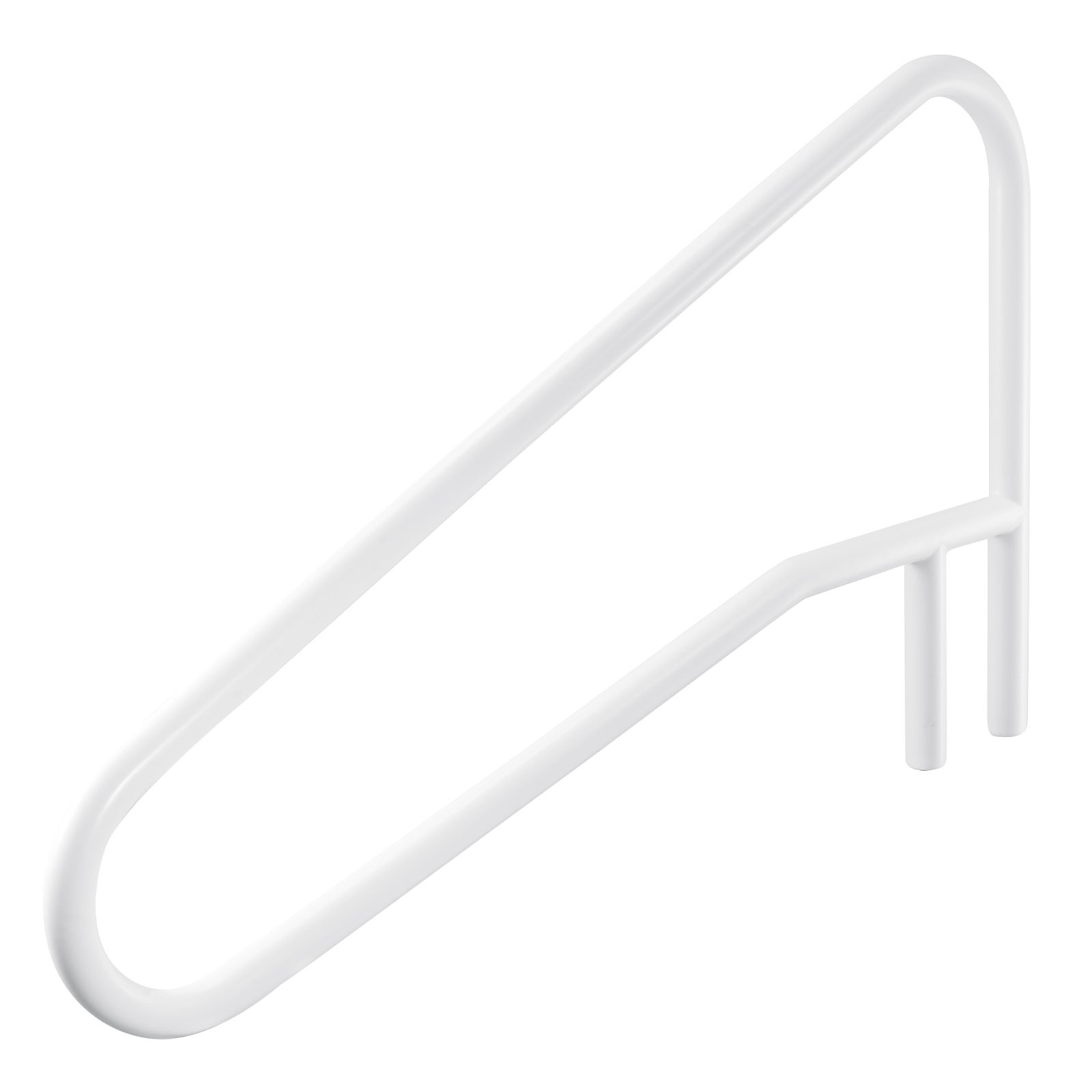 Poręcz basenowa stal nierdzewna powlekana, 54 x 32 cale, do basenów solnych i chlorowanych, nośność 100 kg