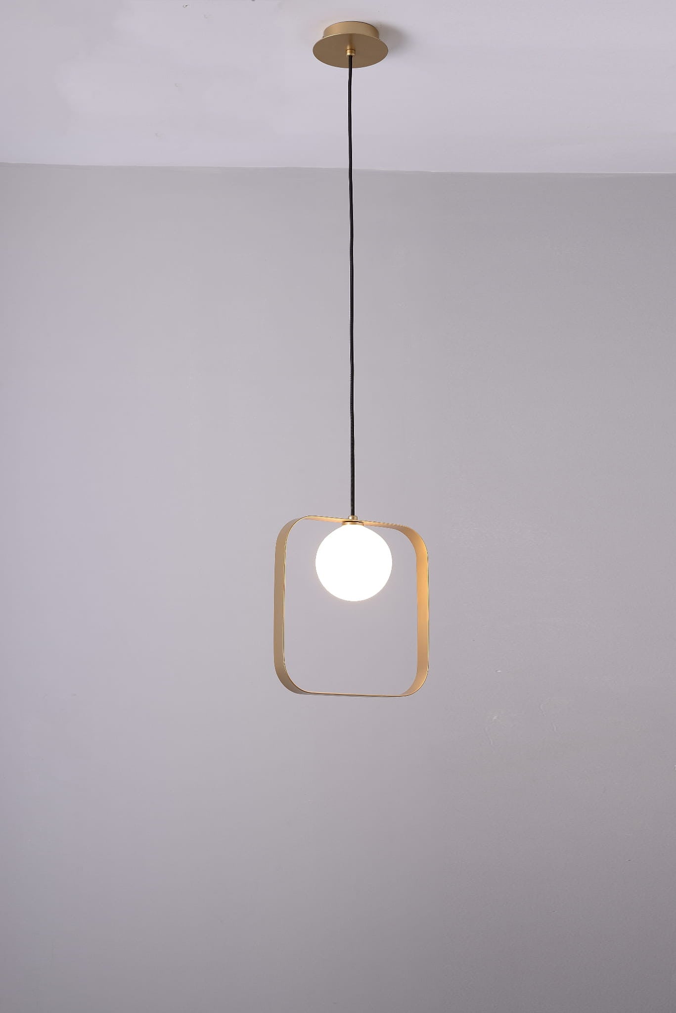 Lampa sufitowa wisząca Tula złoto-biała 1xG9x28W wym: 140 x 12 x 26 cm szkło Candellux
