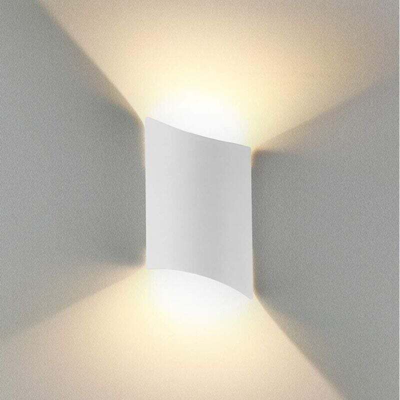 Lampă de perete LED de 16W pentru interior și exterior Huat, modernă, cu LED-uri, alb cald, impermeabilă, IP65