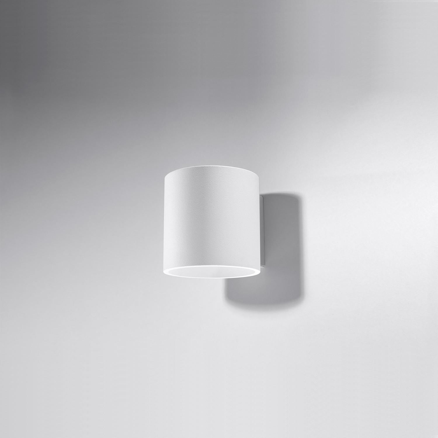 Kinkiet ścienny Orbis biały 1xG9x40W wym: 10 x 12 x 12 cm aluminium IP20 Sollux Lighting