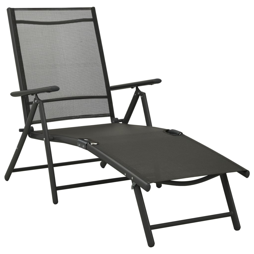 Maison Exclusive - Set da Pranzo da Giardino 10 pz Nero e Antracite - 5